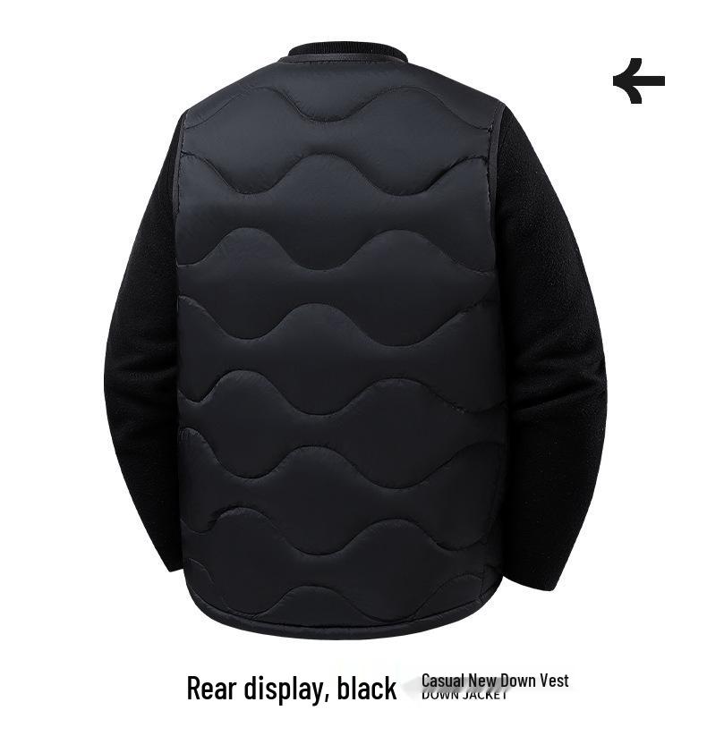 Big Brand Men's Versatile Fashion Down Vest - Autumn 2025 Collection
