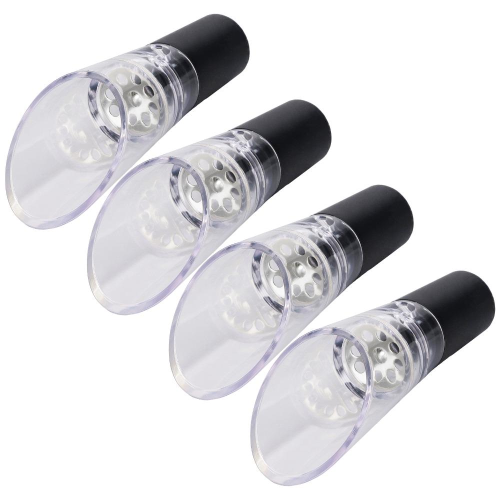 4pcs Eco Friendly Decanter Spout PC Wine Accessories Bar Accessories Wine Aerator Pourer Party Use