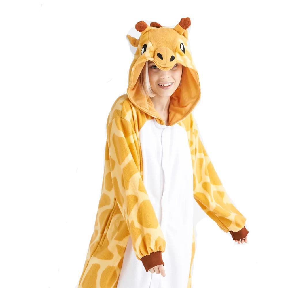 Onesie Girafa Pentru Adulti Pijamale dintr-o bucata Costum Halloween Craciun Kigurumi Costum intreg