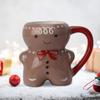 Gingerbread Man Ceramic Mug Christmas Gingerbread Coffee Mug 350ML Gingerbread Man Coffee Cups Christmas Ceramic Tea Mugs Gifts