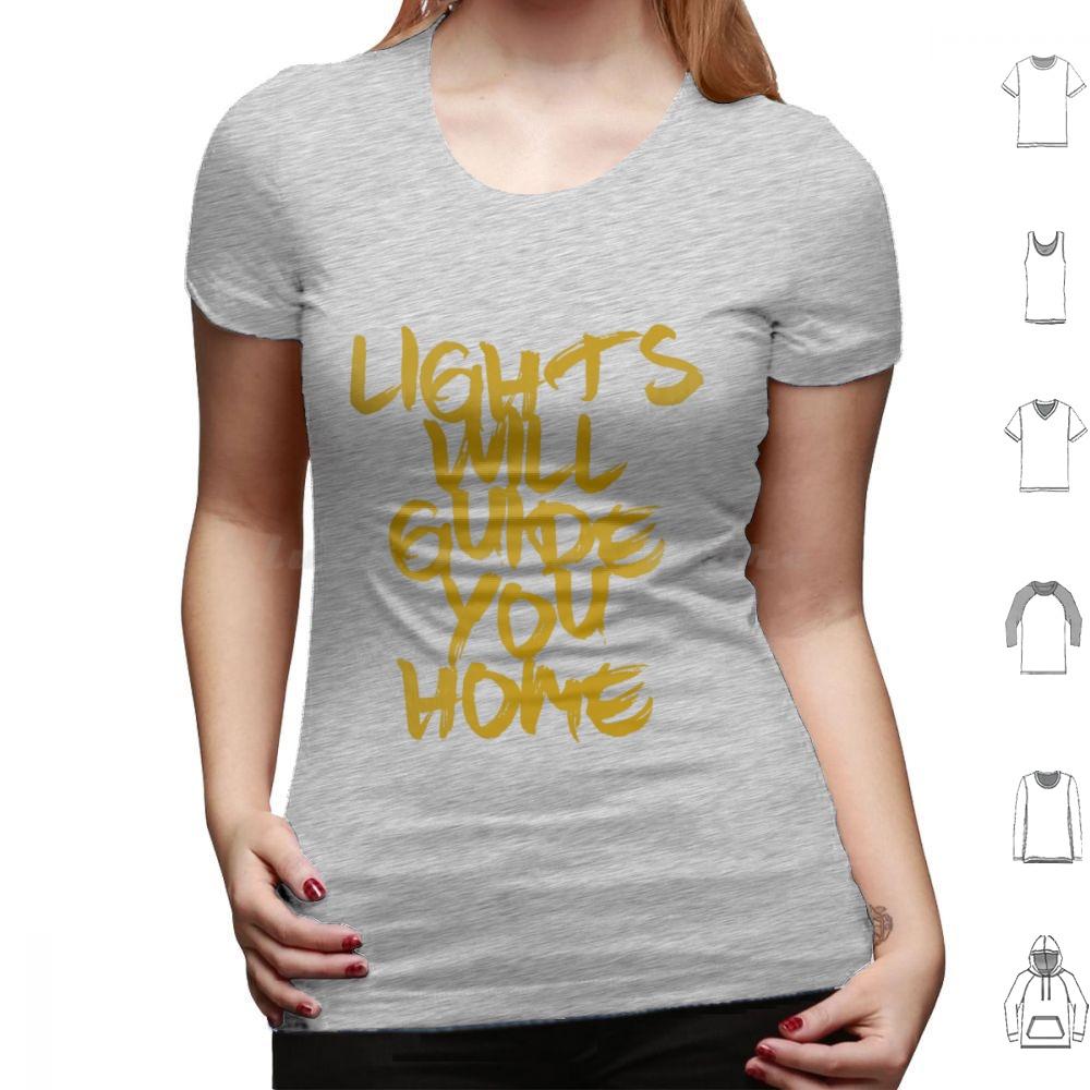 Lights Will Guide You Home T Shirt Big Size 100 Cotton Chris Music Music Of The Spheres Band Song