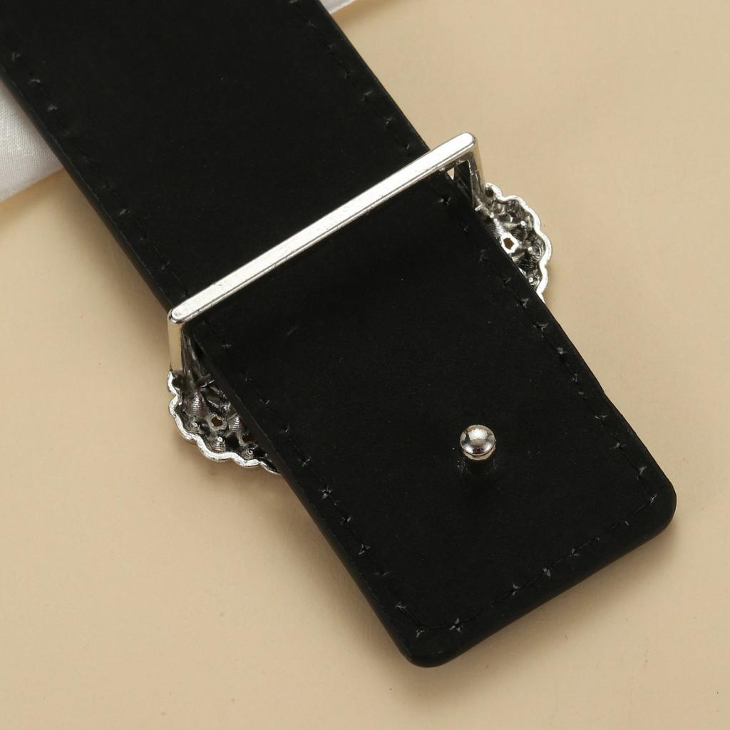 Women'S Love Pu Belt Simple Casual Jeans Belt Suit Pants Decorative Simple Belt