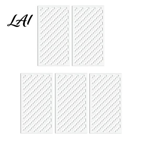 Diamond Dots Accessories Art Zigzag Rulers Craft Grid Precise Square Supplies Placement 5pcs белый