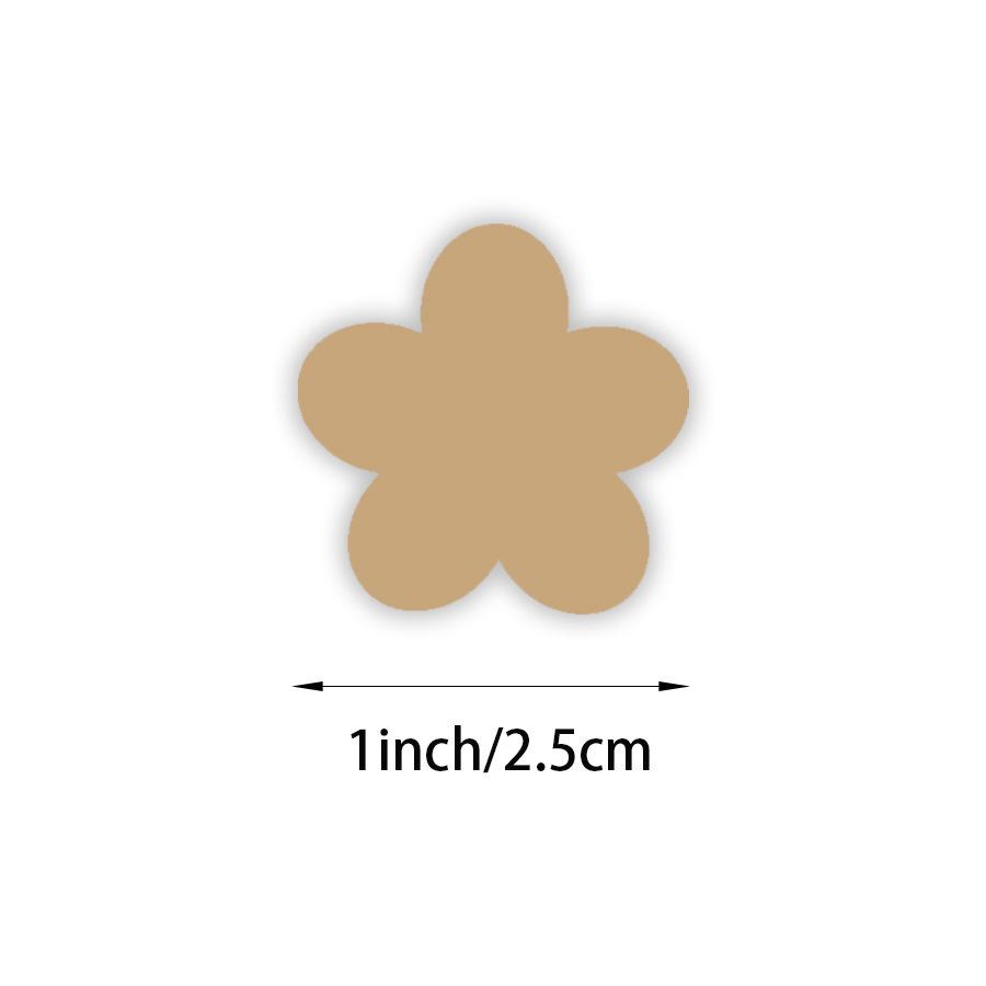 Heart-Shaped Love Stickers - 500 Self-Adhesive Labels per Roll