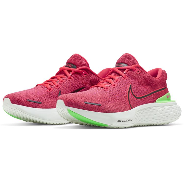 New Nike ZoomX Invincible Run Flyknit 2 Siren Red Green Strike DH5425-600