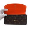 LOUIS VUITTON M61578 Monogram leather Portefeuille Emily Purse Brown leather Women Used