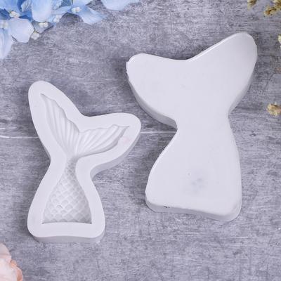 Moule en silicone liquide pour gâteau en forme de queue de sirène, moule à fondant, moule de décoration de pâtisserie