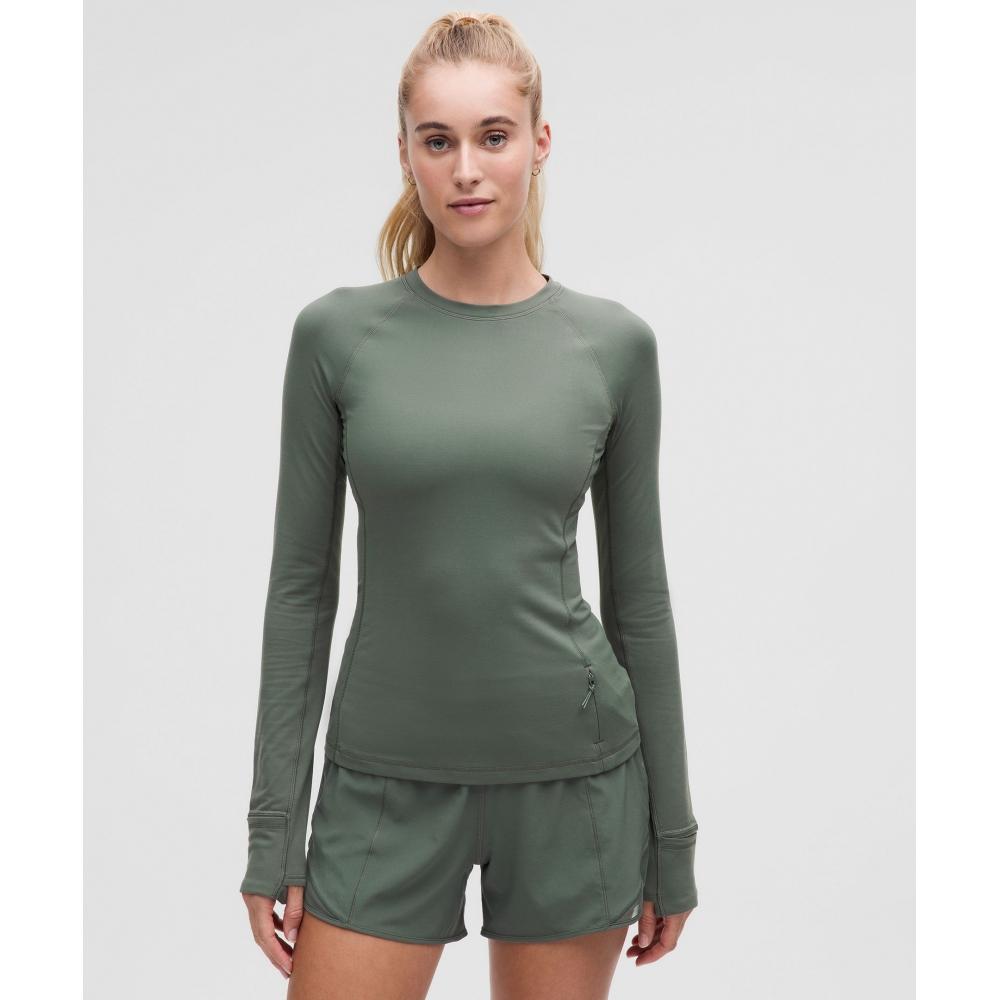 

Lululemon It S Rulu Long Sleeve Shirt Updated Dark foreSt XXXS