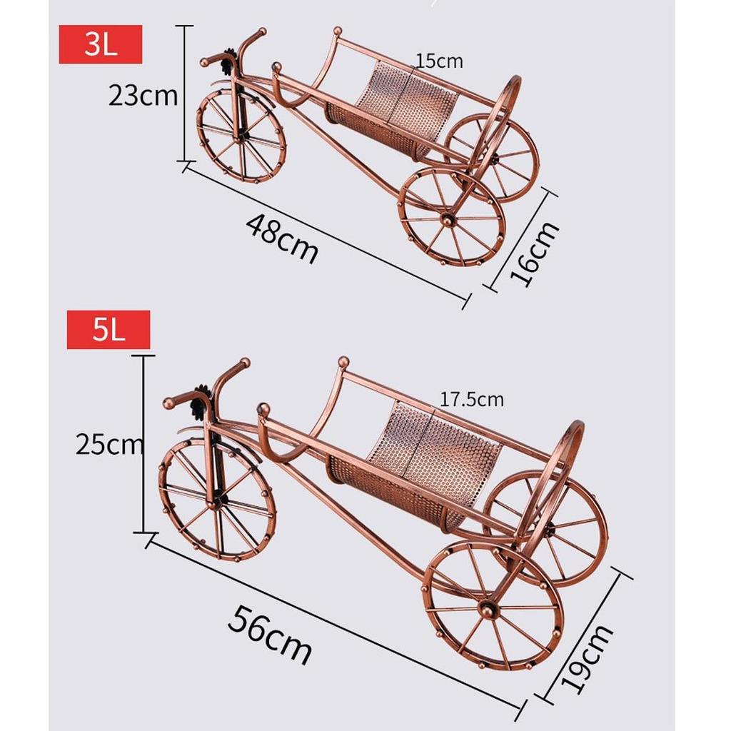 Tabletop Wine Rack Sturdy Home Bar Decoration Single Bottle Carriage Shaped