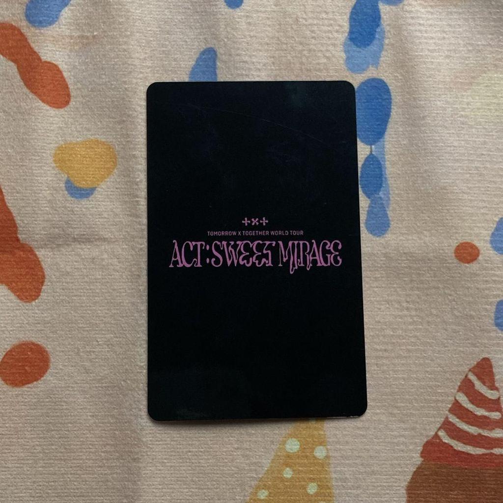 [USED] TXT Soobin SWEET Limited Time 2 Days Limited Trading Card