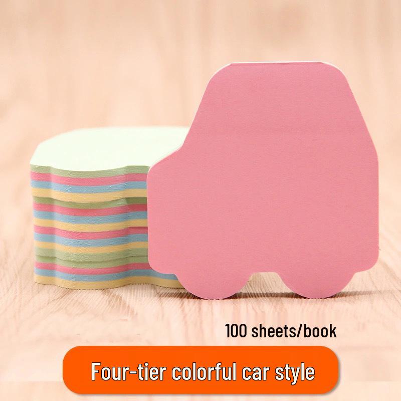 Heart-Shaped Colorful Sticky Notes for Students - Creative Index Memo Pads