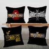 W-WWE W-WrestleMania Pillow Cushion Cover Pillowcase Living Room Sofa Home Decor Customized