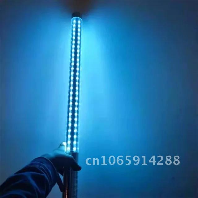 Aluminum Alloy Flash Stick Rechargeable LED Flash Stick Bar Wine Atmosphere Props KTV Luminous Wine Glow Stick
