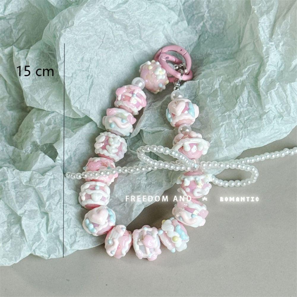 Colorful Bag Pendant Keychain Bowknot Phone Charm Rope New Phone Lanyard