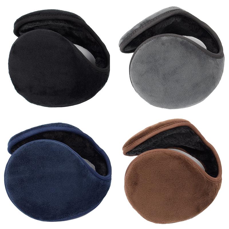 Winter Warm Fur Earmuffs For Men Women Velvet Earlap Headphones Thicken Warmer Ear Cover Outdoor Cycling Ski Plush Ear Protector