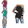 Plus Size Womens Long Sleeve Leopard T Shirts With Loose Casual Fit And Stylish Design