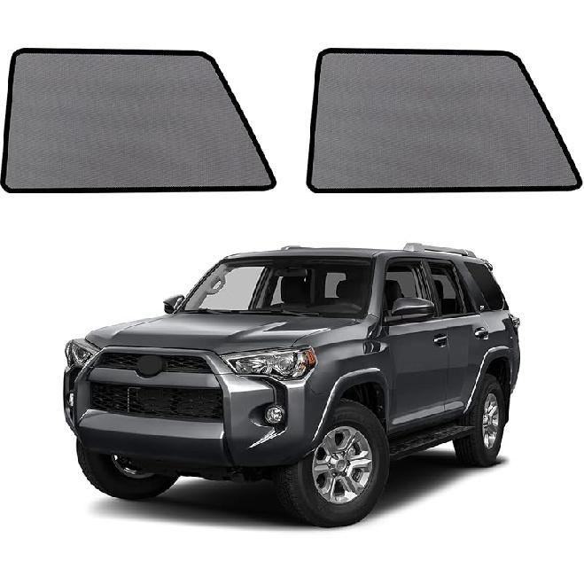 Car Window Shades For -2024 RAV4 Accessories - Rear Side Window Shade For Baby, Breathable Mesh Car Privacy Window Covers, UV Protection And Heat