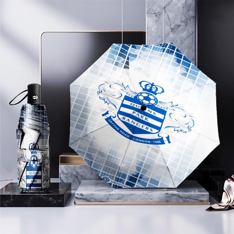Queen's Rangers Crest Umbrella 8-Frame for Travel, Camping, Casual Lightweight Portable Umbrella, Essential for Every Family Holidays Gift