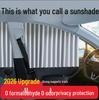 Automotive Sunshade Curtain - Sun Protection & Privacy for Car Windows and Safety Seats