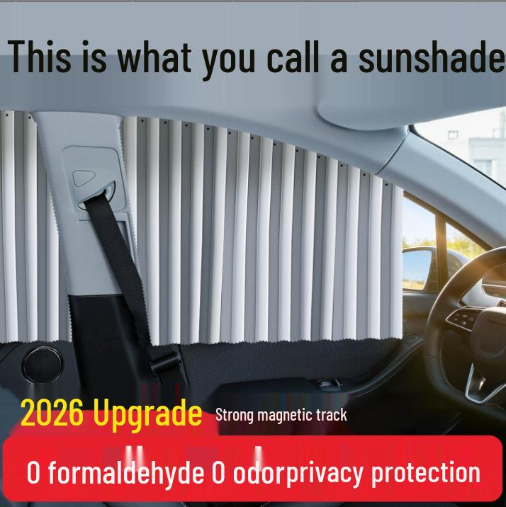 Automotive Sunshade Curtain - Sun Protection & Privacy for Car Windows and Safety Seats