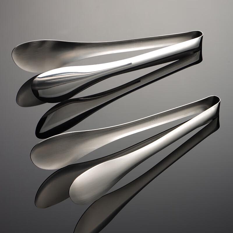 ZISIZ 9-inch Sanded Food Tongs (4-Pack)