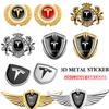 1 Stück 3D Metall Auto Dekoration Aufkleber Auto Schild Abzeichen Aufkleber Für Model 3 Model S Model X Coil Mod WYE Roadster Invader