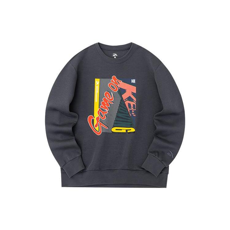Anta Life Collection Sweatshirt Unisex Ink Power Gray 152238705-4