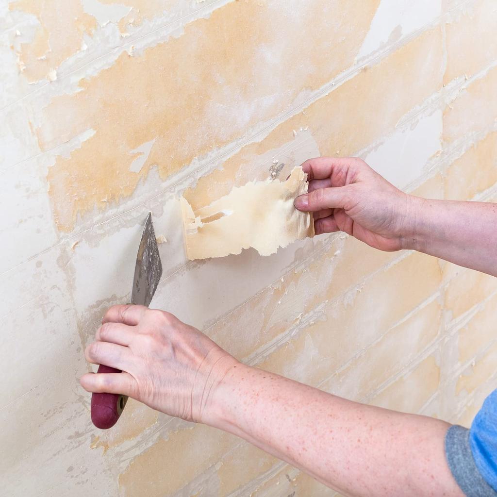 Uxcell Putty Scraper Putty Knife Stainless Steel Wooden Handle for Drywall Putty 150mm 3pcs