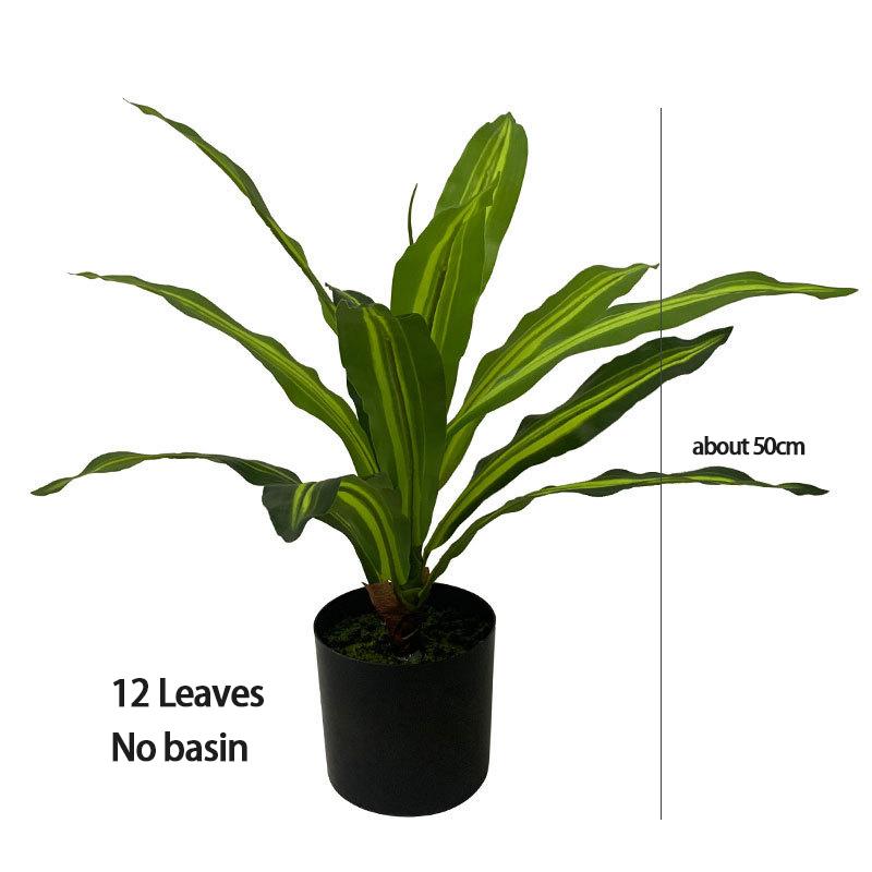 

50-100см Искусственные Тропические Растения в Горшках Бразильское Дерево Пластиковое Растение Дерево Дом Офис Сад Улица Современный Декор Искусственное Дерево