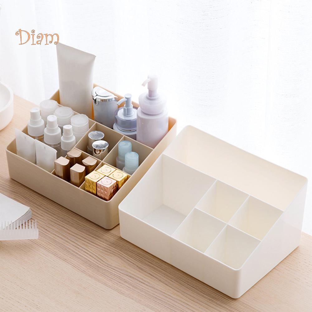TDStore 6 Grids Desk Makeup Organizer Cosmetic Storage Box Case Brush Lipstick Holder