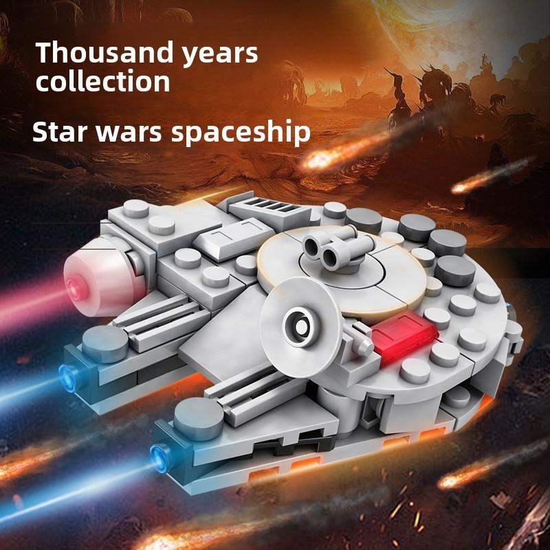 Millennium Building Falcon Blocks Set With Abs Plastic For Kids Gift