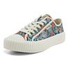 Kappa Artist Collaboration Slip-Resistant Lightweight Low-Top Canvas Shoes Unisex Sneakers White Multicolor K0BX5VS11D-3609
