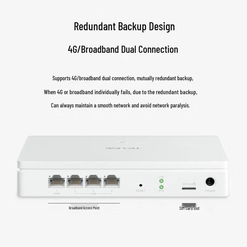 Tp-Link TL-R470-4G Enterprise 4G Wired Router (CN Version)
