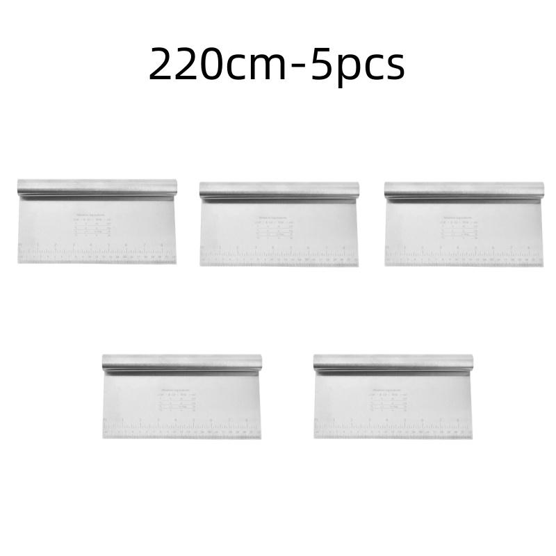 Coupe-pâte en acier inoxydable, couteau à nouilles, grattoir à gâteau avec échelle, grattoir à pâte, accessoires de cuisson