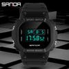 SANDA 293 Sport Digital Wristwatches Female Clock LED Display 50m Waterproof Watch Fashion Brand Ladies Watches For Women