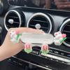 Cute Cartoon Air Vent Phone Holder 360 Degrees Rotatable Car Mount Universal Phone Mount Easy One-Hand Operation Fun Dashboard Accessory