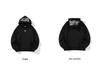 Men's American Style Gradient Letter Embroidery Fleece-Lined Hooded Sweatshirt, Autumn Loose Fit Versatile Casual Hoodie