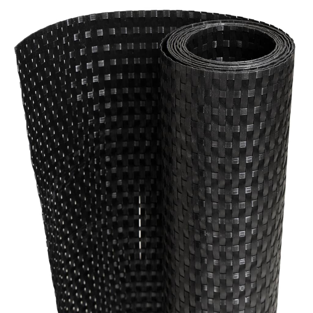 Balcony Screen, Black, 300X100 Cm, Poly Rattan