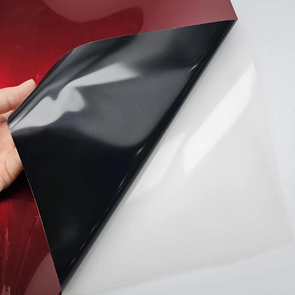 LZLRUN Premium Gloss Liquid Metal Red Vinyl Wrap Sticker for