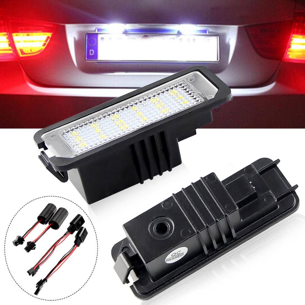2pcs LED CANbus license plate light is highlighted Number License Plate is suitable for Seat Altea Exeo Ibiza MK2/ MK3/MK4/MK5 msg522