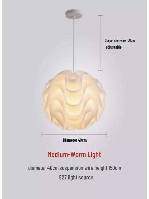 2024 Modern Scandinavian Pine Cone Chandelier for Bedroom and Dining Room