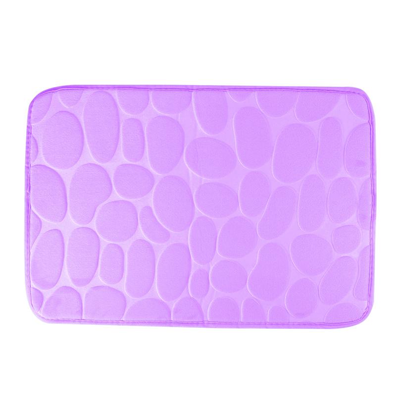 Household Non-Slip Solid Color Floor Mat Bathroom Water-Absorbent Living Room Kitchen Entrance Door Carpet