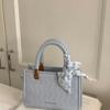 Foreign Trade Simple Hand Carry Small Square Bag Women's New Korean Version Niche Messenger Bag Fashion Commuting Shopping Shoulder Bag