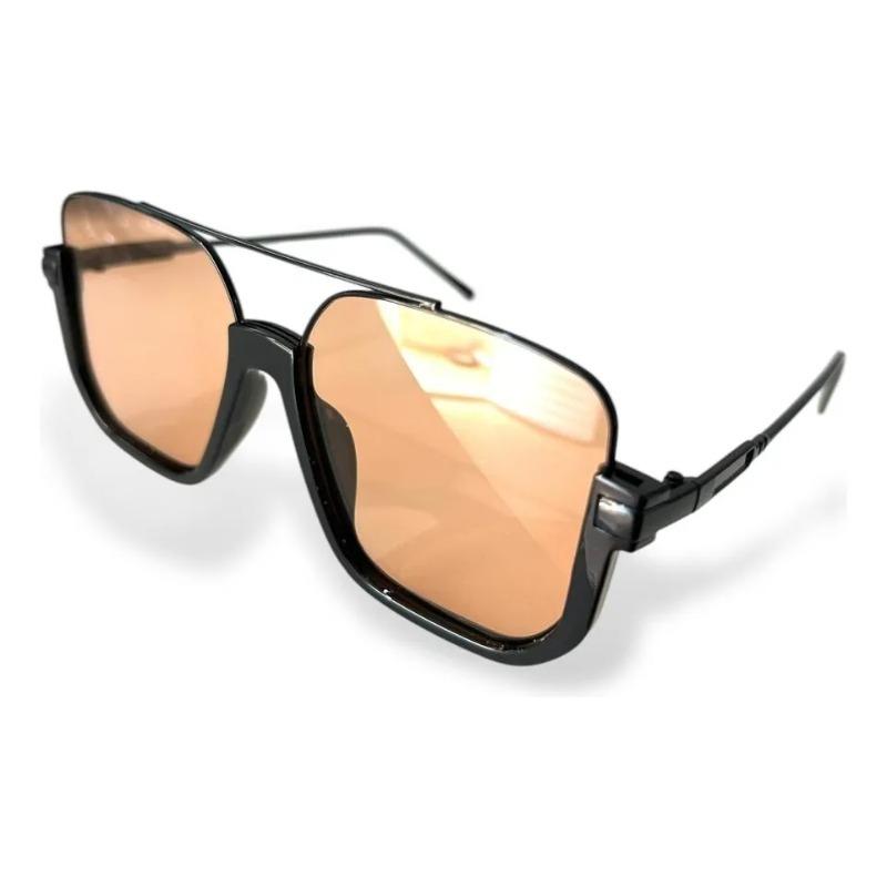 Vintage Double Bridge Sunglasses Oversized Sunglasses for Women Men
