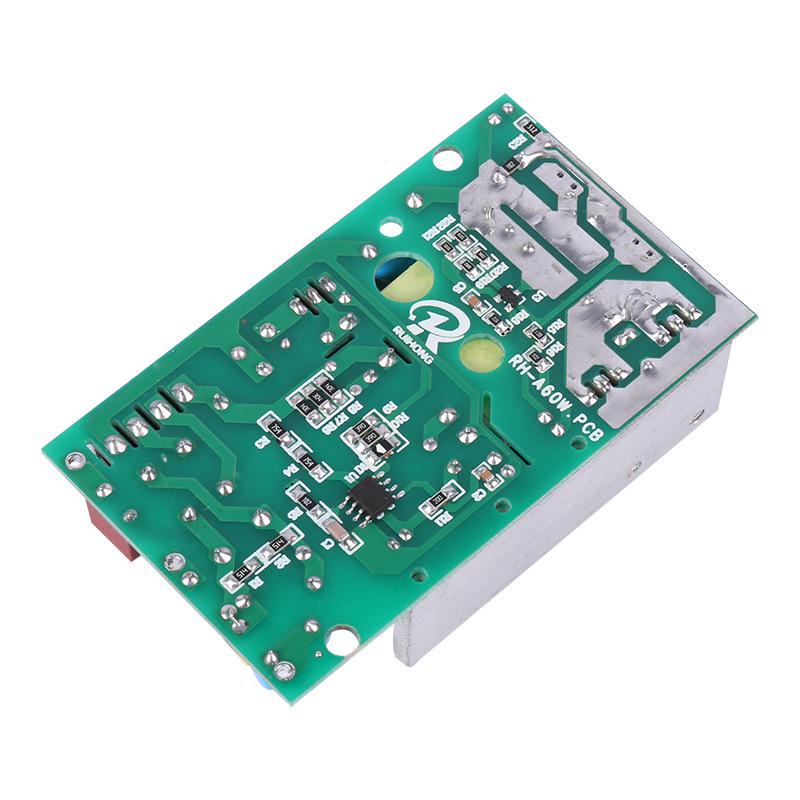 12V 5A 60W Switching Power Supply Board - DC Regulated Constant Voltage Baseboard (5V, 12V, 15V, 36V)