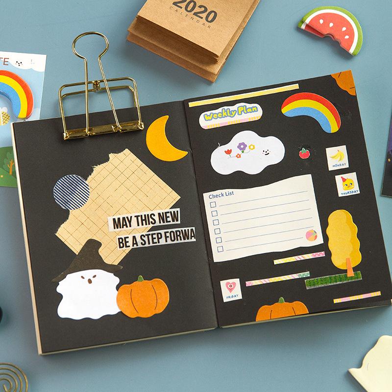 Meng Meng Rat Korean-Style Cute Cartoon Irregular Sticky Notes for Kids