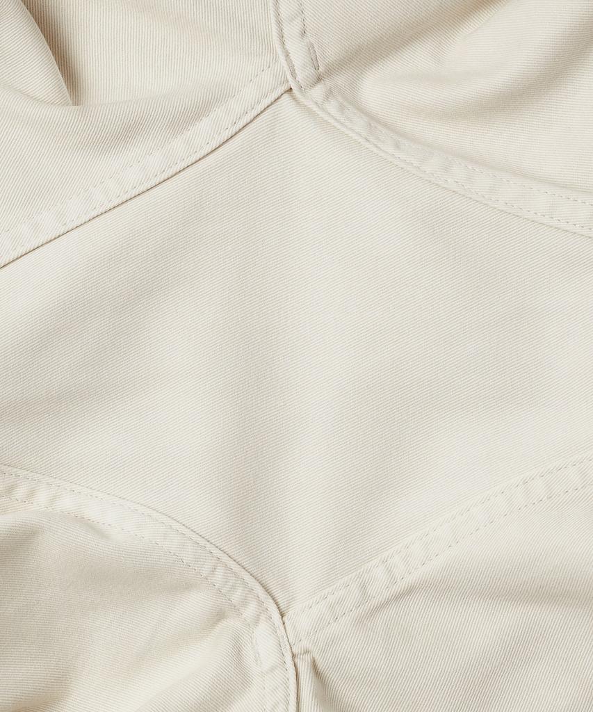 Geulamichi Loose Tapered Ridge Pants Greige