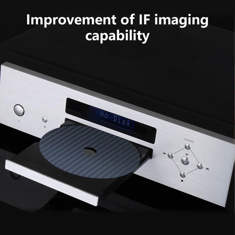 Tape Disc Tuning Mat Pad Carbon Fiber Design Minimizes Motor Vibrations Enhancing Sound