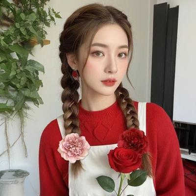 Women Hair Clip 3D Flower Decor Side Bang Hair Pin Summer Photo Props Cartoon Style Hairpin Hair Accessory