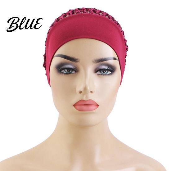 Crochet Hair Net Mesh Bonnet for Women, Breathable Polyester Sleeping Cap with Wide Anti Frizz Elastic Band, Lightweight Cove Wig Styling And